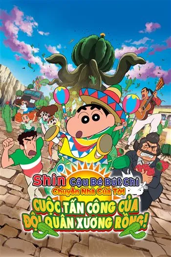 Watch Shin Cậu Bé Bút Chì Câu Chuyện Chuyển Nhà Của Tớ Cuộc Tấn Công Của Đội Quân Xương Rồng - Crayon Shinchan My Moving Story Cactus Attack