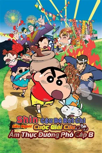 Watch Shin Cậu Bé Bút Chì Siêu Ngon Cuộc Giải Cứu Ẩm Thực Đường Phố Cấp B - Crayon Shinchan Awesome Tasty B Class Gourmet Survival